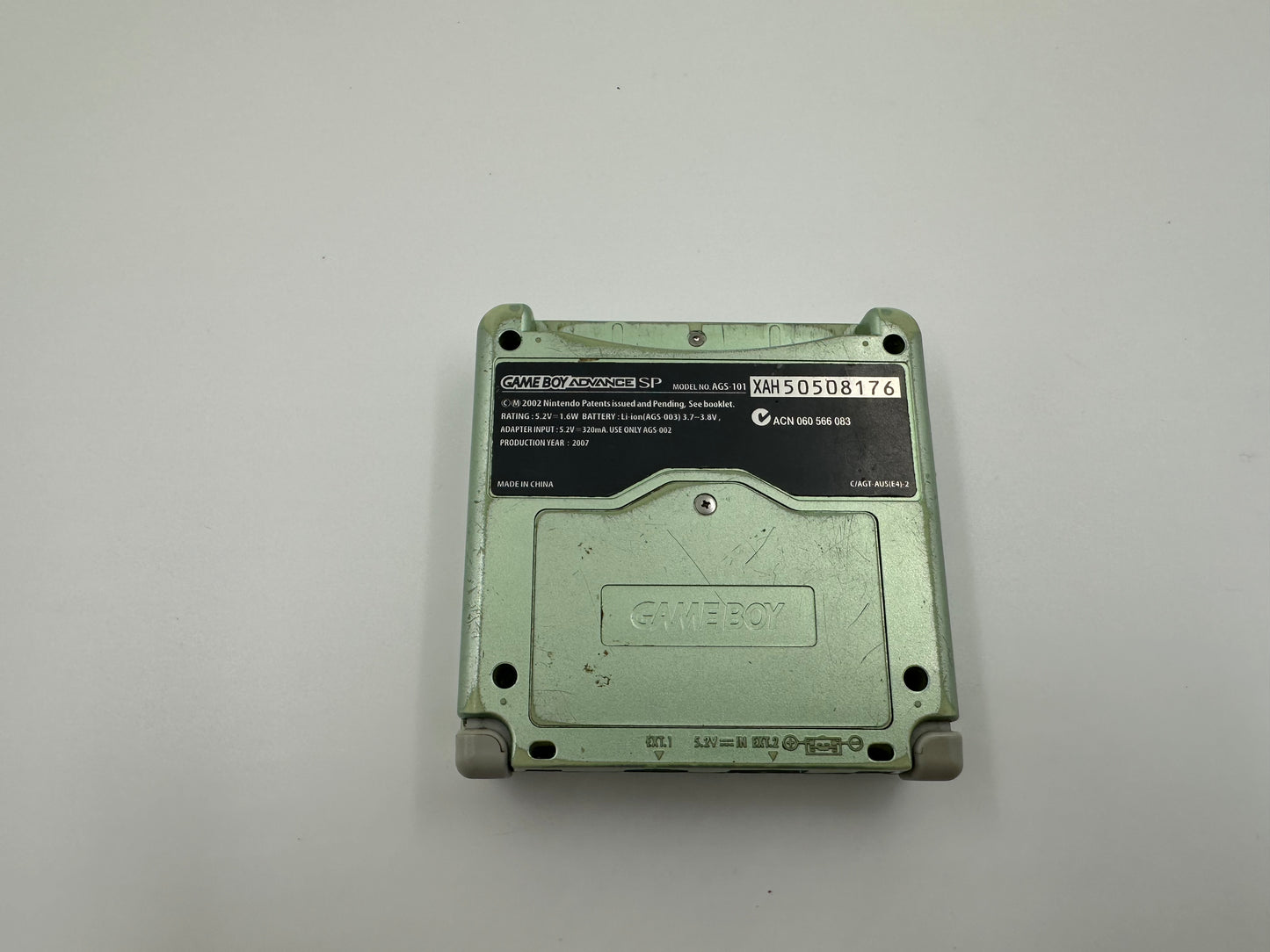 Game Boy Advance SP AGS101 (2003, Pearl Green)