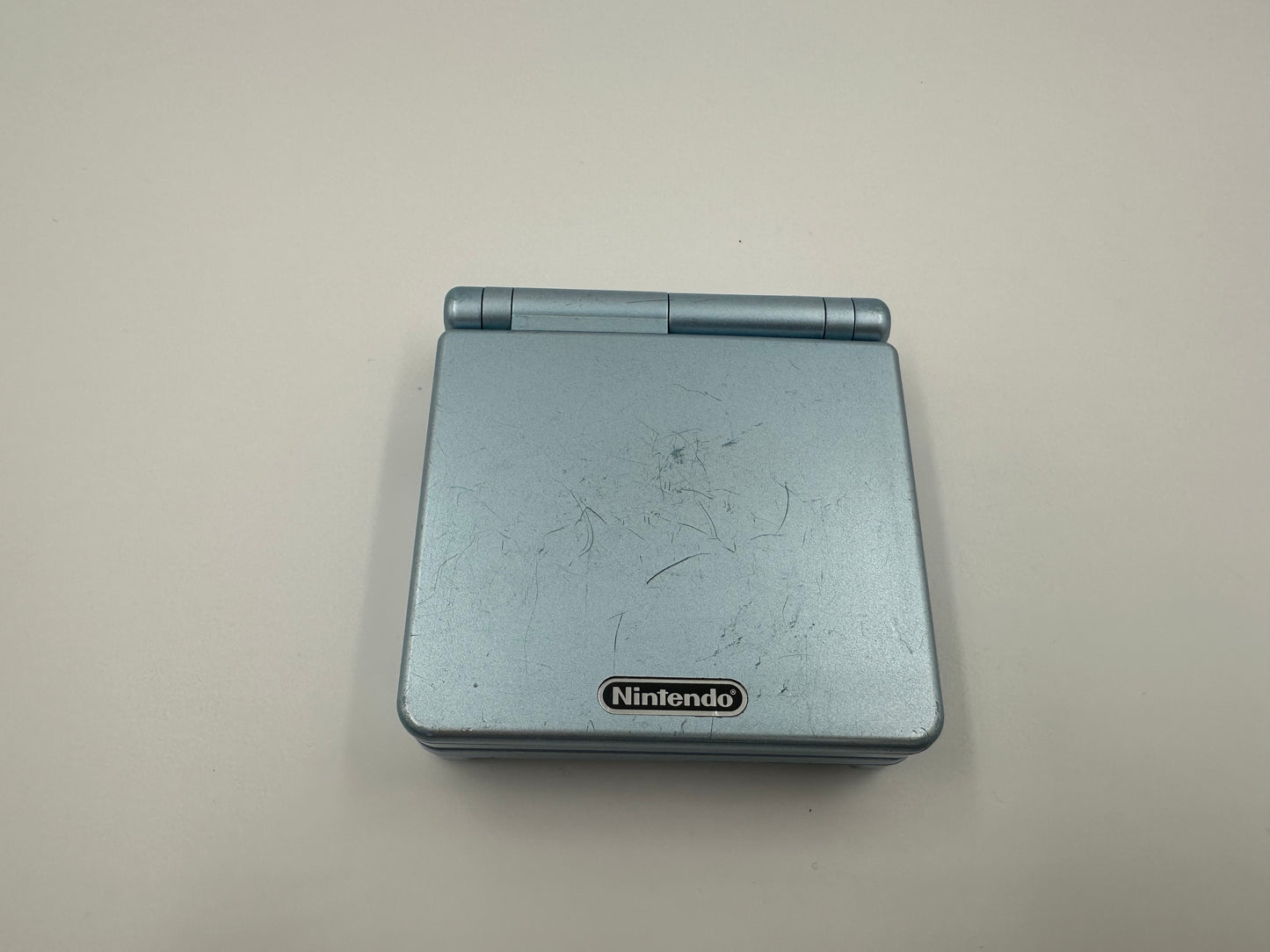 Game Boy Advance SP AGS101 (2003, Pearl Blue)