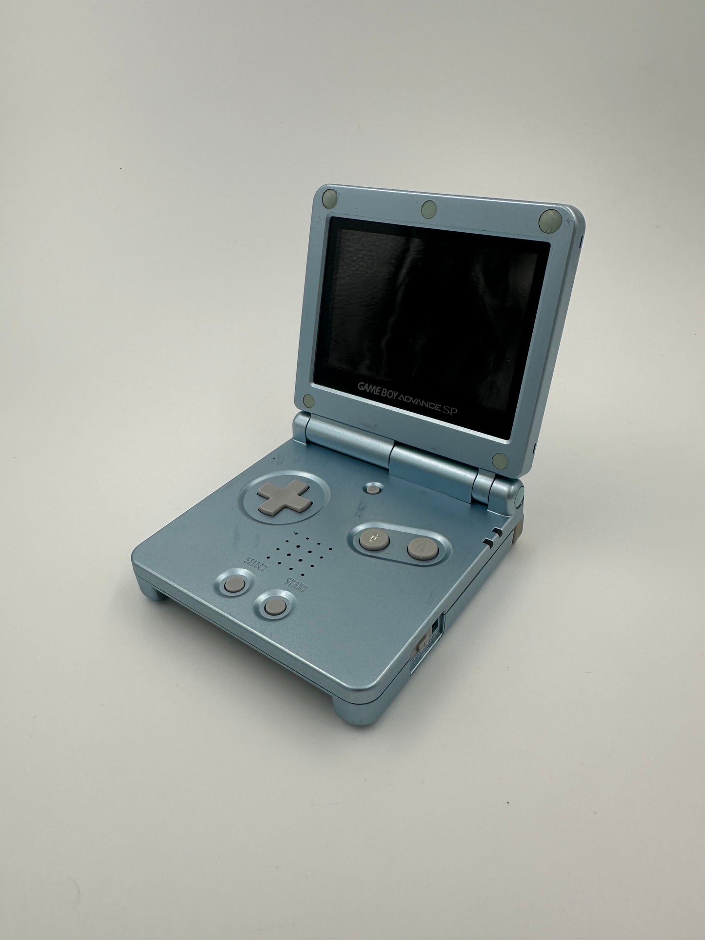 Game Boy Advance SP AGS101 (2003, Pearl Blue)