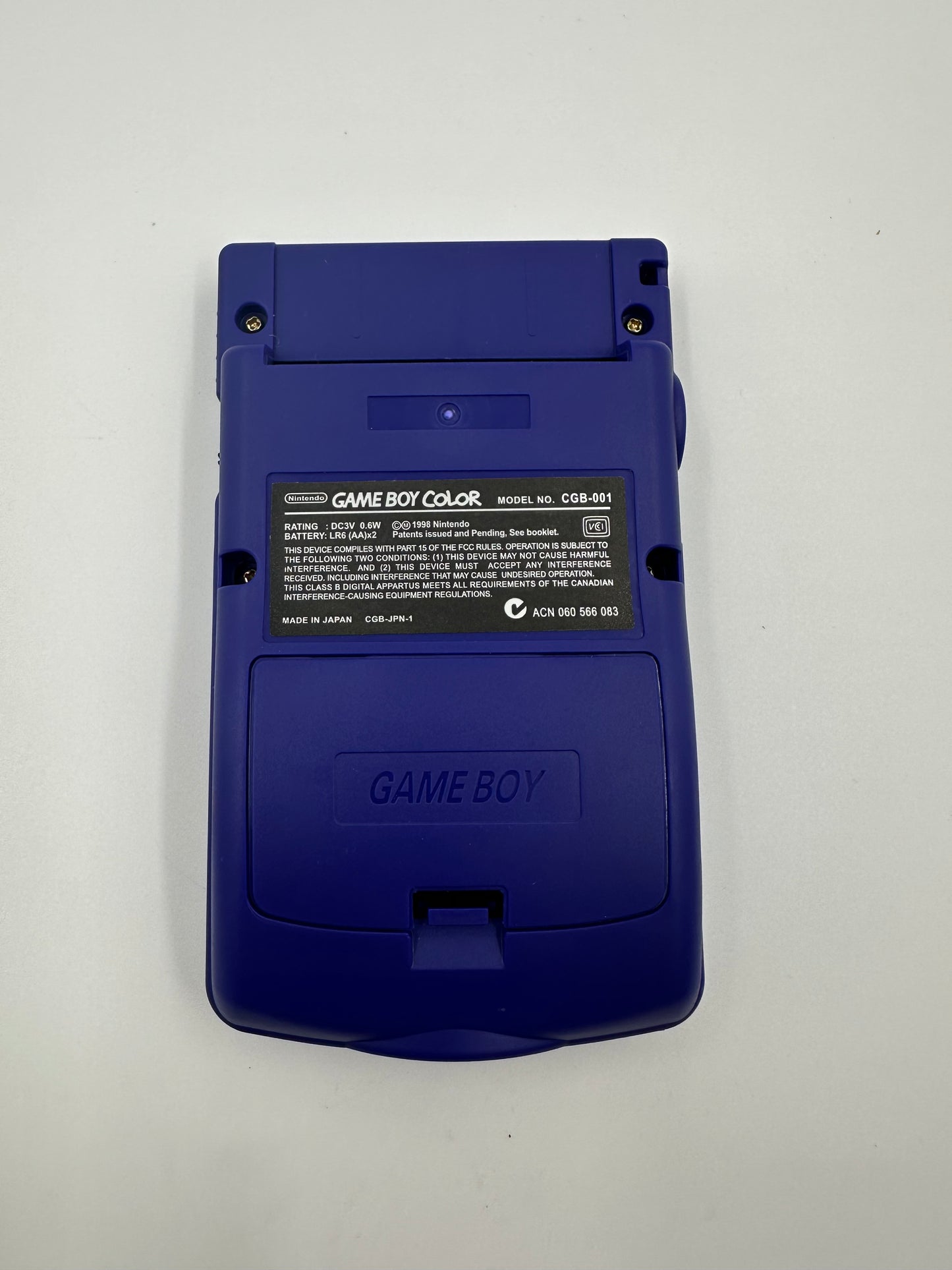 Game Boy Color (1998, Purple)