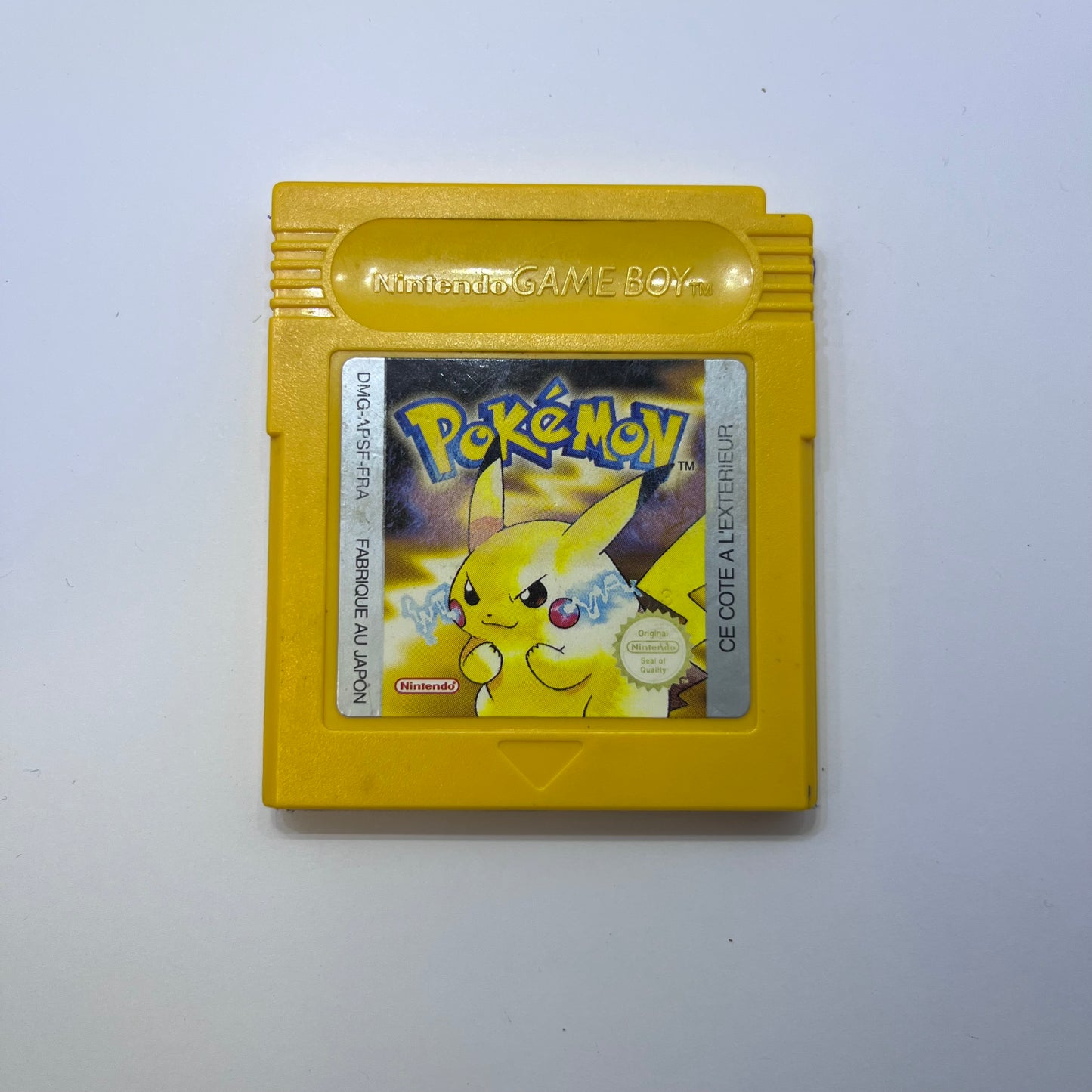 Pokémon Yellow: Special Pikachu Edition (1998, Game Boy, French)