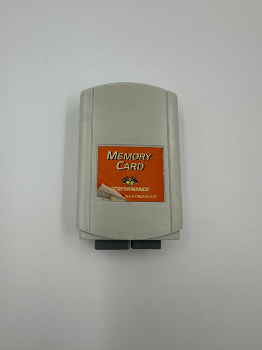Performance Sega Dreamcast Memory Card