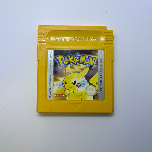 Pokémon Yellow: Special Pikachu Edition (1998, Game Boy, French)