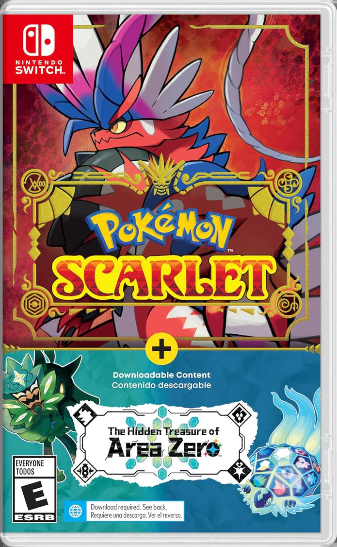 Pokemon Scarlet + The Hidden Treasure of Area Zero Bundle (UAE Import) - Nintendo Switch
