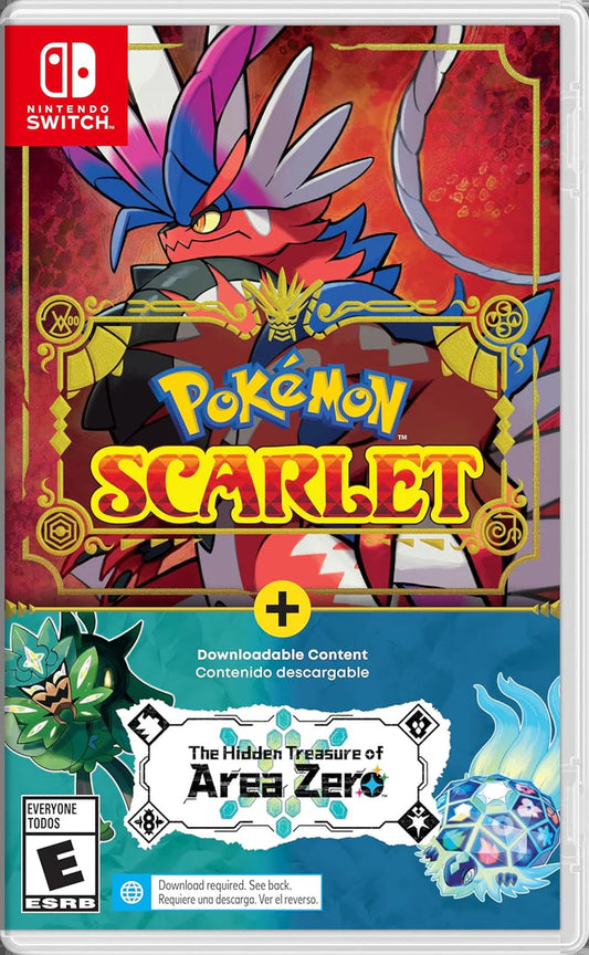Pokemon Scarlet + The Hidden Treasure of Area Zero Bundle (UAE Import) - Nintendo Switch