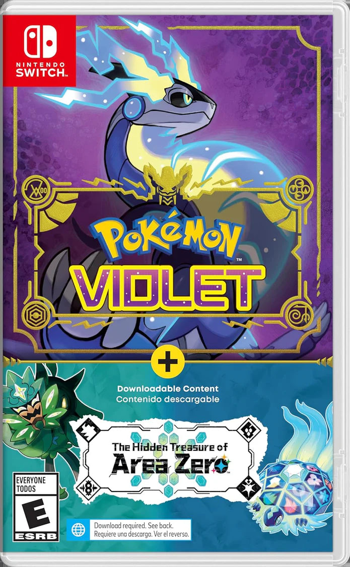 Pokemon Violet + The Hidden Treasure of Area Zero Bundle (UAE Import)
