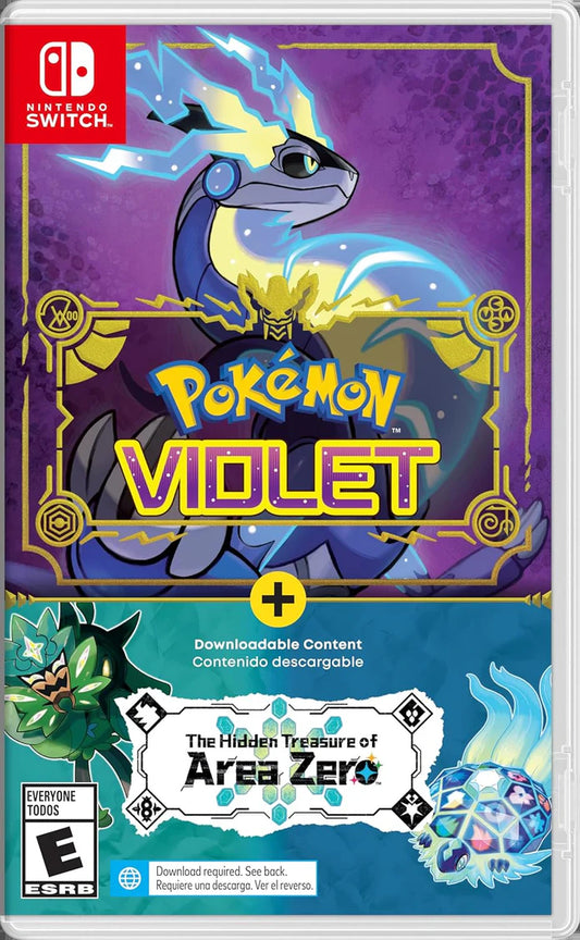 Pokemon Violet + The Hidden Treasure of Area Zero Bundle (UAE Import)
